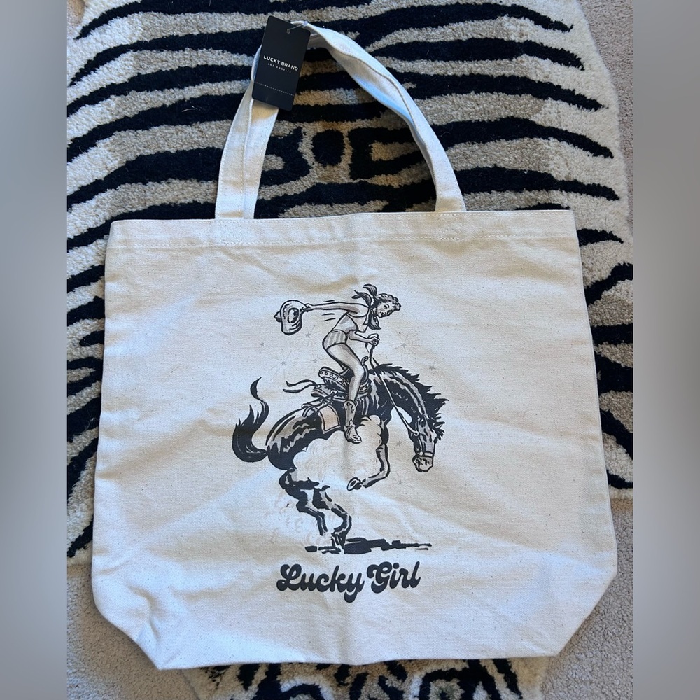 Lucky Brand Lucky Girl Cowgirl Tote Bag NWT